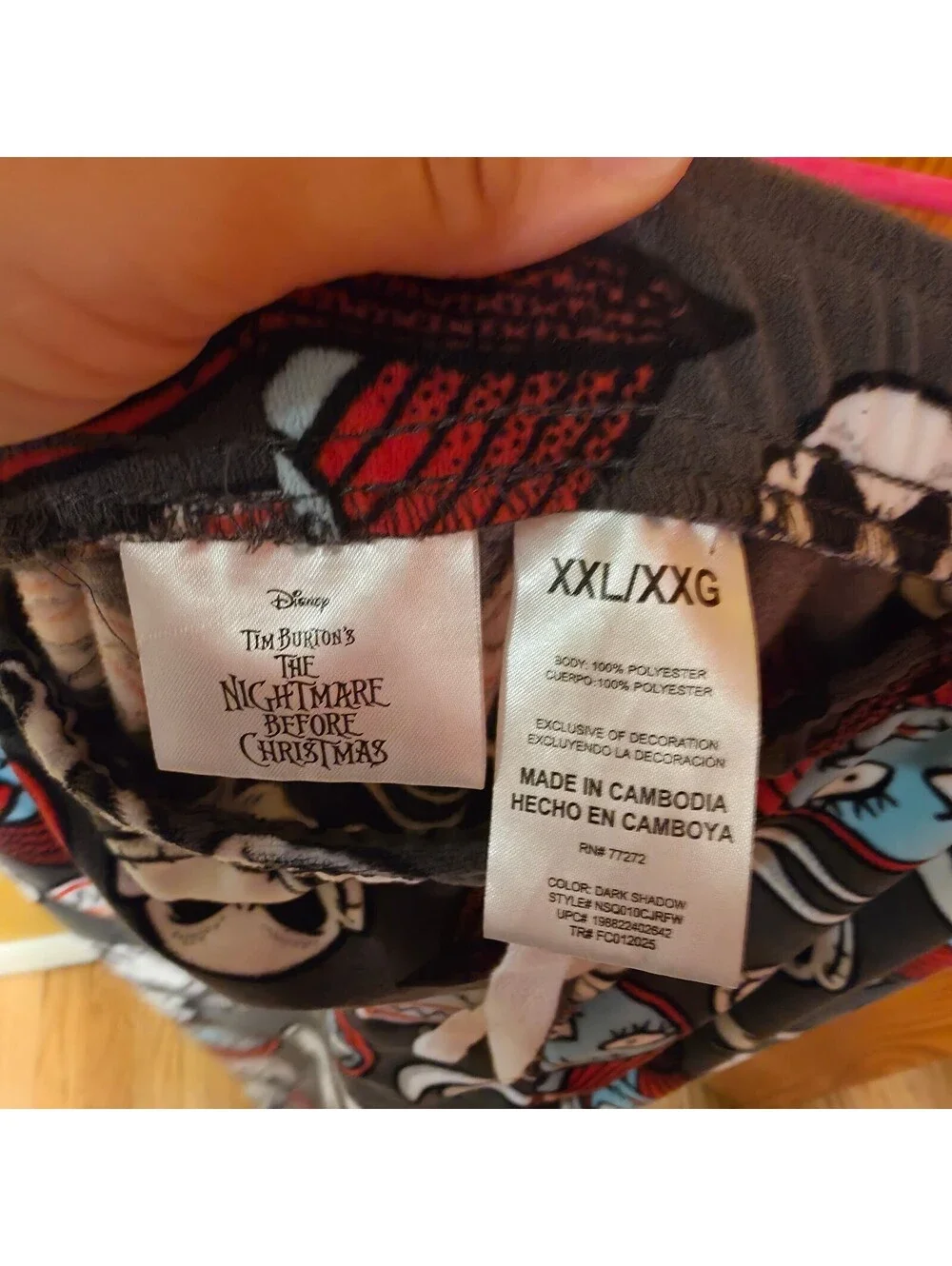 Disney The Nightmare Before Christmas print lounge pants